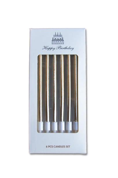 Gold Candles (Pack of 6)